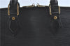 Authentic Louis Vuitton Epi Alma PM Hand Bag Black M40302 LV 6783C