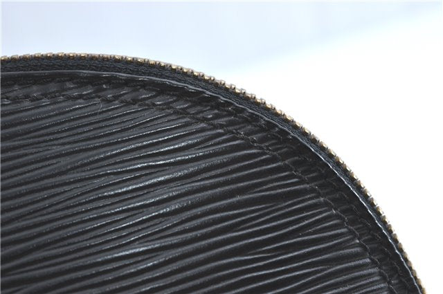 Authentic Louis Vuitton Epi Alma PM Hand Bag Black M40302 LV 6783C