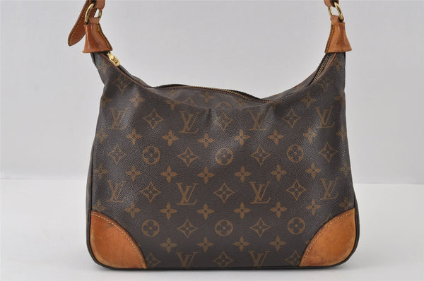 Authentic Louis Vuitton Monogram Boulogne 30 Shoulder Cross Bag M52165 LV 6783I