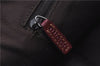 Authentic GUCCI Shoulder Tote Bag GG Canvas Leather 113015 Brown Bordeaux 6784D