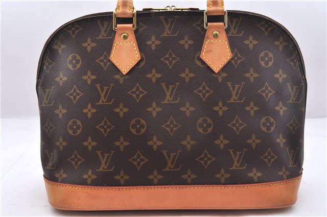 Authentic Louis Vuitton Monogram Alma Hand Bag Purse M51130 LV 6784E