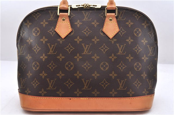 Authentic Louis Vuitton Monogram Alma Hand Bag Purse M51130 LV 6784E