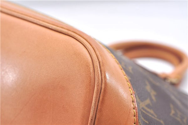 Authentic Louis Vuitton Monogram Alma Hand Bag Purse M51130 LV 6784E