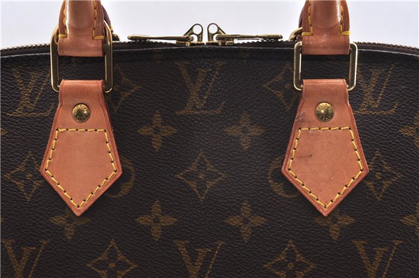 Authentic Louis Vuitton Monogram Alma Hand Bag Purse M51130 LV 6784E
