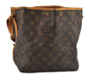 Authentic Louis Vuitton Monogram Petit Noe M42226 Shoulder Drawstring Bag 6784I