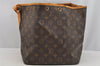 Authentic Louis Vuitton Monogram Petit Noe M42226 Shoulder Drawstring Bag 6784I