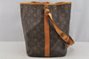 Authentic Louis Vuitton Monogram Petit Noe M42226 Shoulder Drawstring Bag 6784I