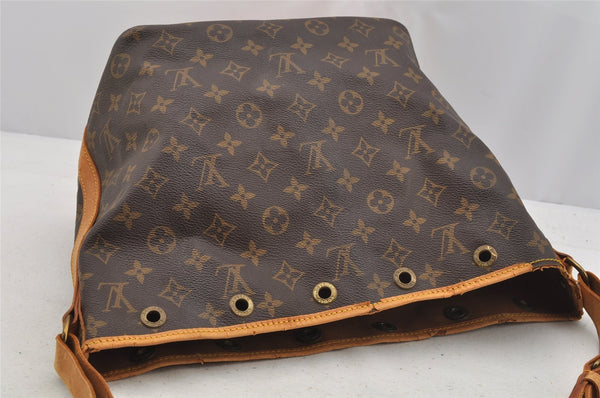 Authentic Louis Vuitton Monogram Petit Noe M42226 Shoulder Drawstring Bag 6784I