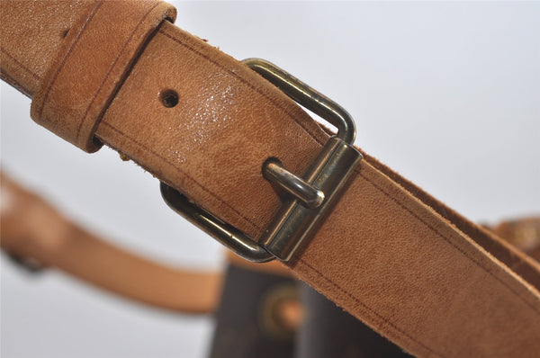 Authentic Louis Vuitton Monogram Petit Noe M42226 Shoulder Drawstring Bag 6784I