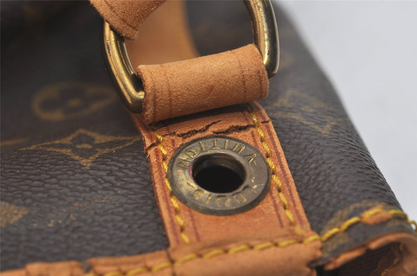 Authentic Louis Vuitton Monogram Petit Noe M42226 Shoulder Drawstring Bag 6784I