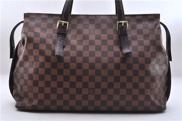 Authentic Louis Vuitton Damier Chelsea Shoulder Tote Bag N51119 LV 6785E