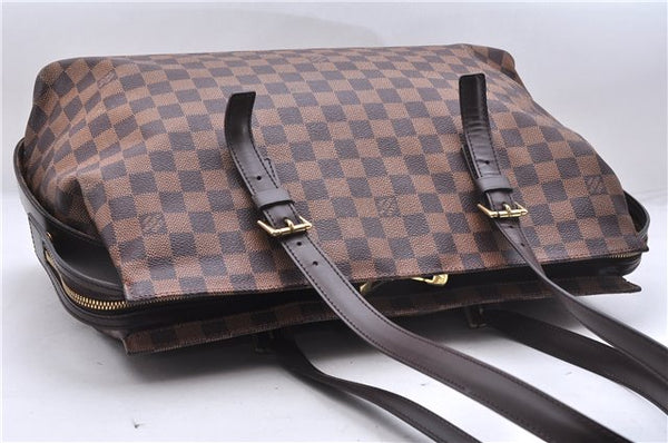 Authentic Louis Vuitton Damier Chelsea Shoulder Tote Bag N51119 LV 6785E