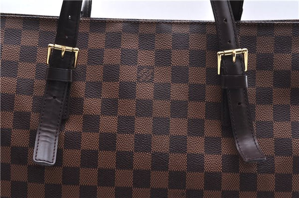 Authentic Louis Vuitton Damier Chelsea Shoulder Tote Bag N51119 LV 6785E