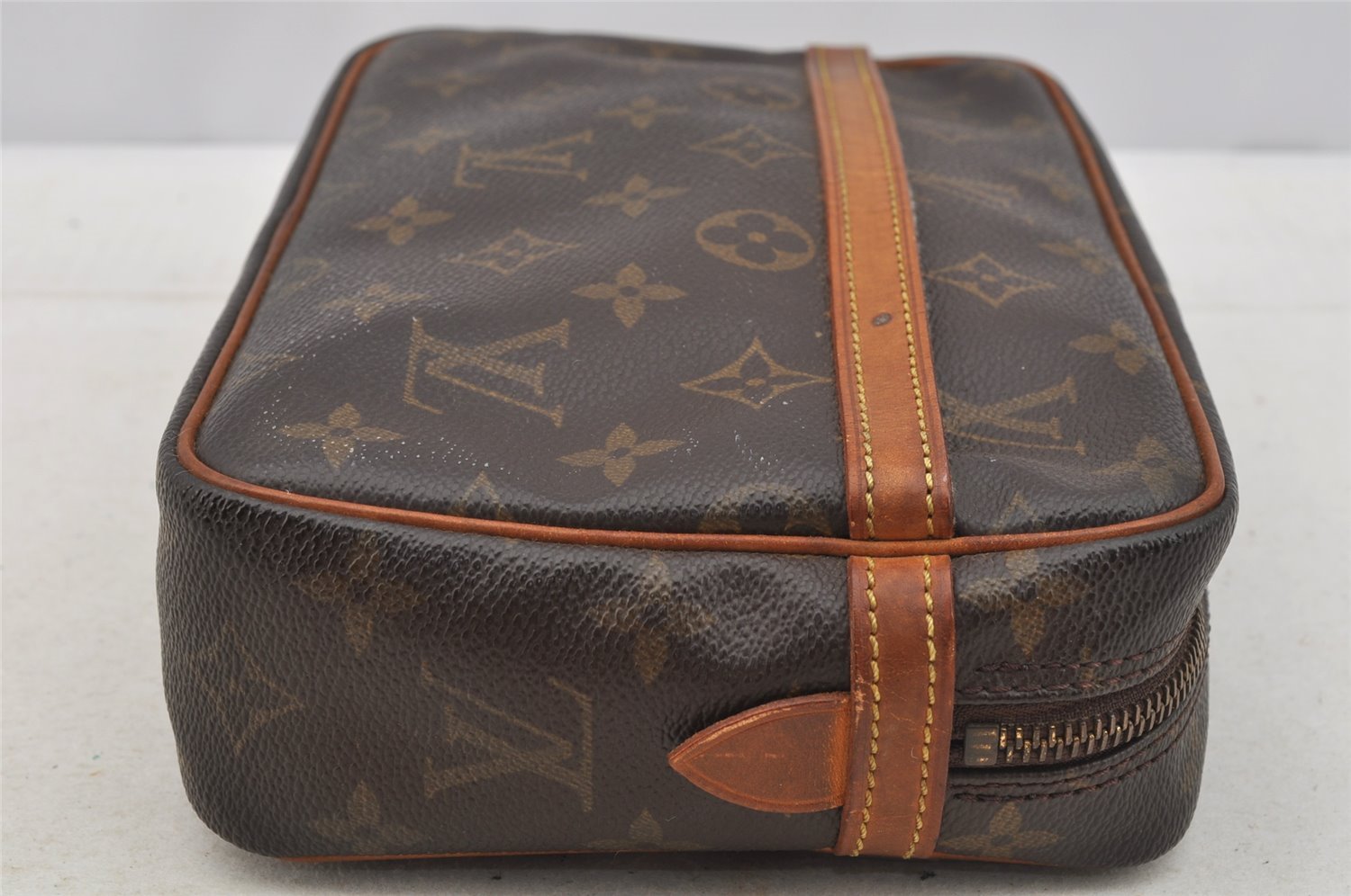 Authentic Louis Vuitton Monogram Compiegne 23 Clutch Hand Bag M51847 LV 6785I