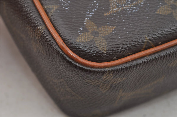 Authentic Louis Vuitton Monogram Compiegne 23 Clutch Hand Bag M51847 LV 6785I