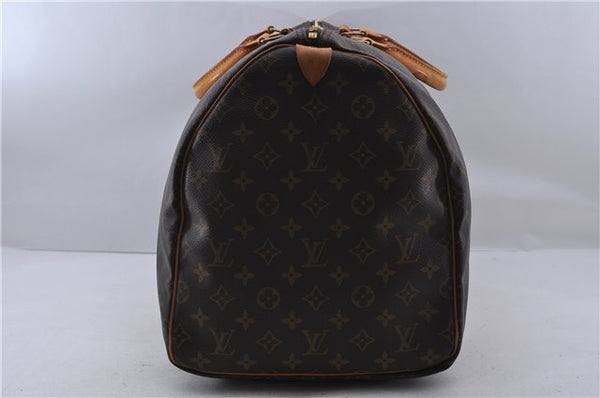 Authentic LOUIS VUITTON Monogram Keepall 55 Boston Bag M41424 LV 6786C