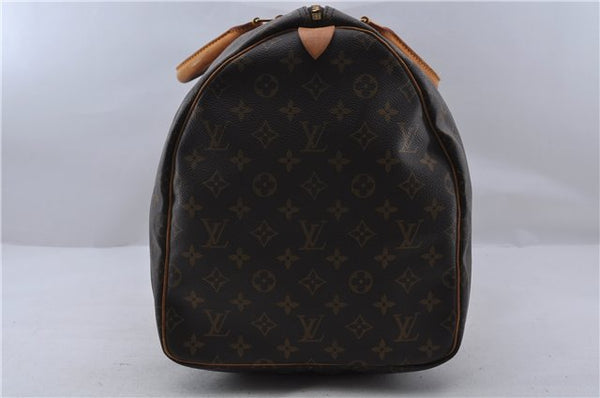 Authentic LOUIS VUITTON Monogram Keepall 55 Boston Bag M41424 LV 6786C