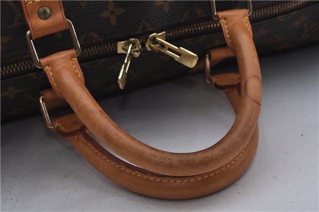 Authentic LOUIS VUITTON Monogram Keepall 55 Boston Bag M41424 LV 6786C