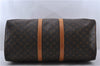 Authentic LOUIS VUITTON Monogram Keepall 55 Boston Bag M41424 LV 6786C