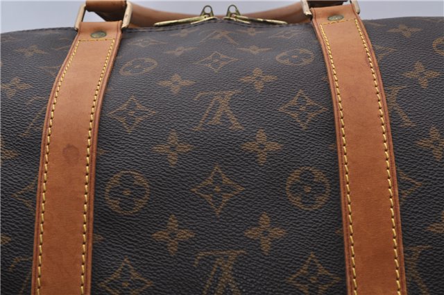 Authentic LOUIS VUITTON Monogram Keepall 55 Boston Bag M41424 LV 6786C