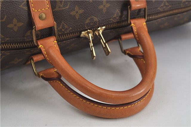 Authentic Louis Vuitton Monogram Keepall 50 Travel Boston Bag M41426 LV 6786D