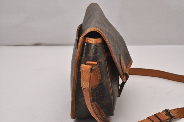 Authentic Louis Vuitton Monogram Gibeciere MM Shoulder Bag M42247 Junk 6786I