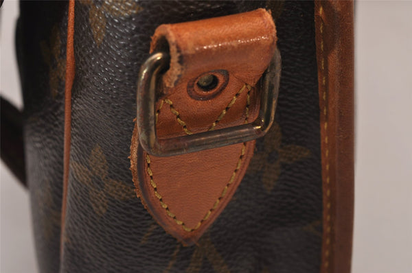 Authentic Louis Vuitton Monogram Gibeciere MM Shoulder Bag M42247 Junk 6786I