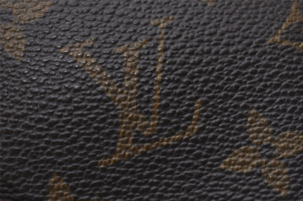 Authentic Louis Vuitton Monogram Gibeciere MM Shoulder Bag M42247 Junk 6786I