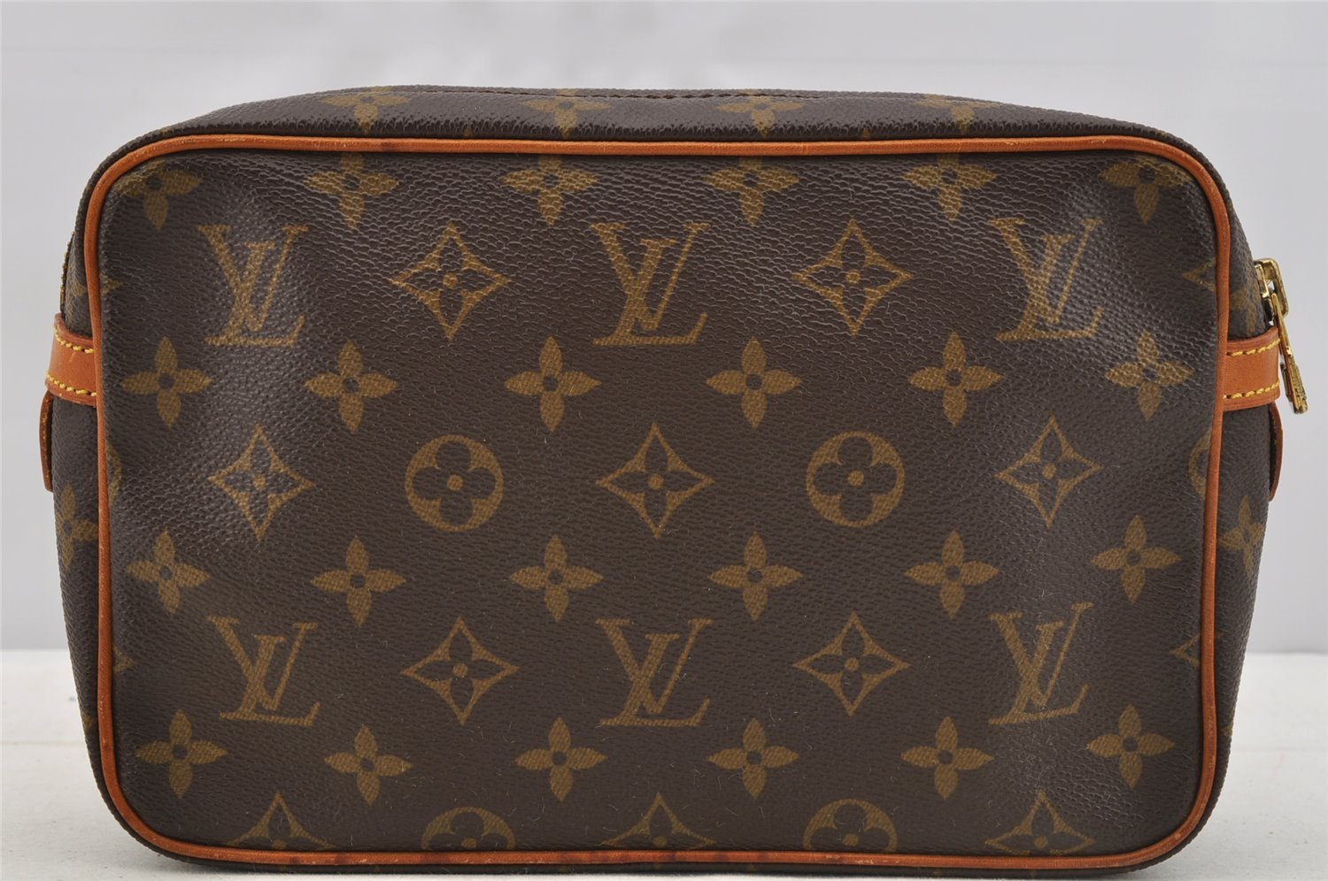 Authentic Louis Vuitton Monogram Compiegne 23 Clutch Hand Bag M51847 LV 6788I