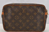 Authentic Louis Vuitton Monogram Compiegne 23 Clutch Hand Bag M51847 LV 6788I