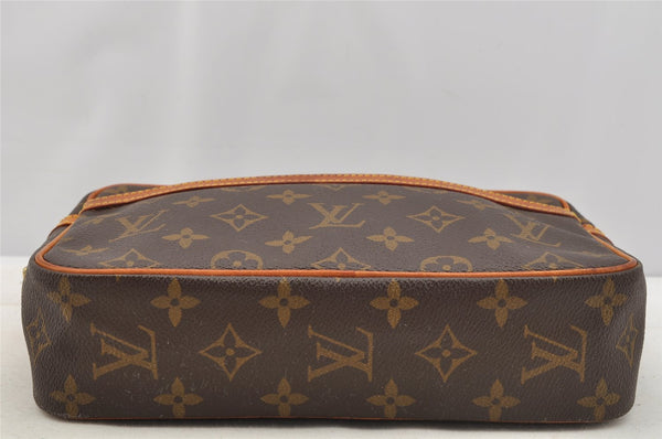Authentic Louis Vuitton Monogram Compiegne 23 Clutch Hand Bag M51847 LV 6788I