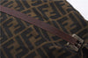 Authentic FENDI Vintage Zucca Tote Bag Purse Nylon Brown 6789F