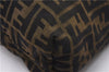 Authentic FENDI Vintage Zucca Tote Bag Purse Nylon Brown 6789F