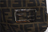 Authentic FENDI Vintage Zucca Tote Bag Purse Nylon Brown 6789F
