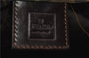 Authentic FENDI Vintage Zucca Tote Bag Purse Nylon Brown 6789F