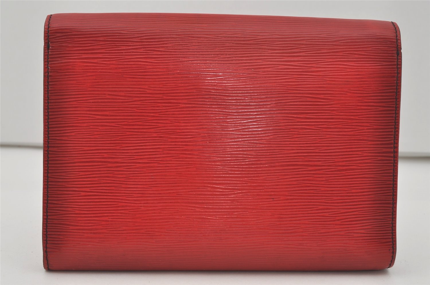 Authentic Louis Vuitton Epi Arche 2Way Shoulder Clutch Bag Red M52577 LV 6789I