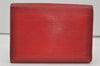 Authentic Louis Vuitton Epi Arche 2Way Shoulder Clutch Bag Red M52577 LV 6789I