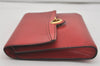 Authentic Louis Vuitton Epi Arche 2Way Shoulder Clutch Bag Red M52577 LV 6789I