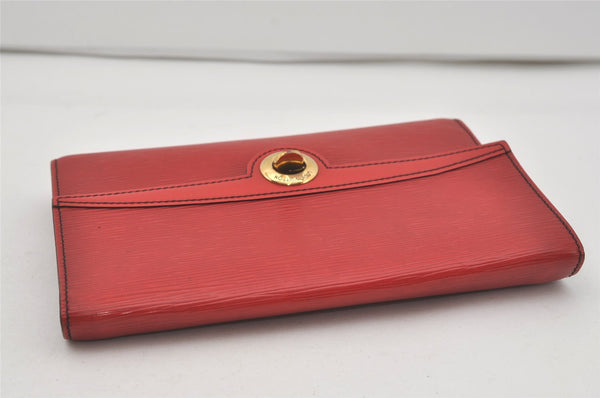 Authentic Louis Vuitton Epi Arche 2Way Shoulder Clutch Bag Red M52577 LV 6789I