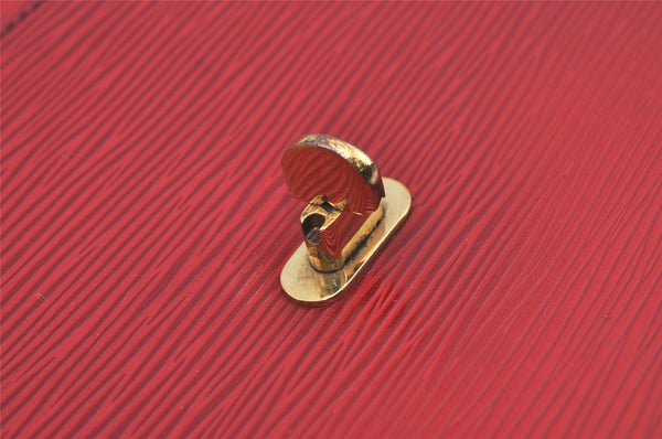 Authentic Louis Vuitton Epi Arche 2Way Shoulder Clutch Bag Red M52577 LV 6789I