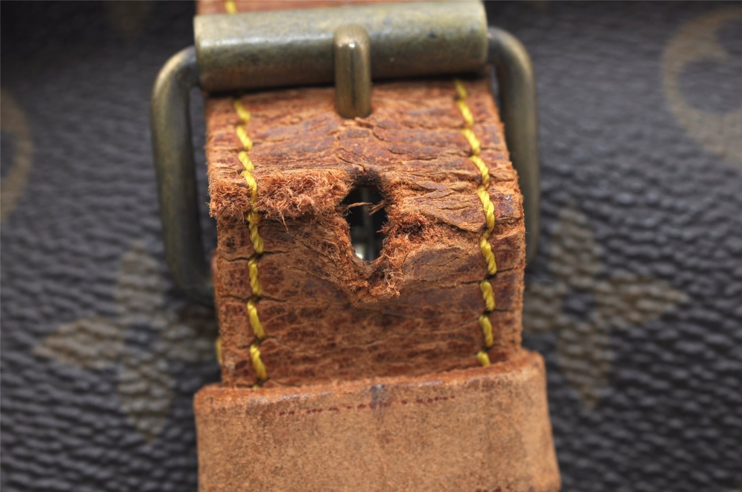 Authentic Louis Vuitton Monogram Marne Shoulder Cross Body Bag M51369 Junk 6790I