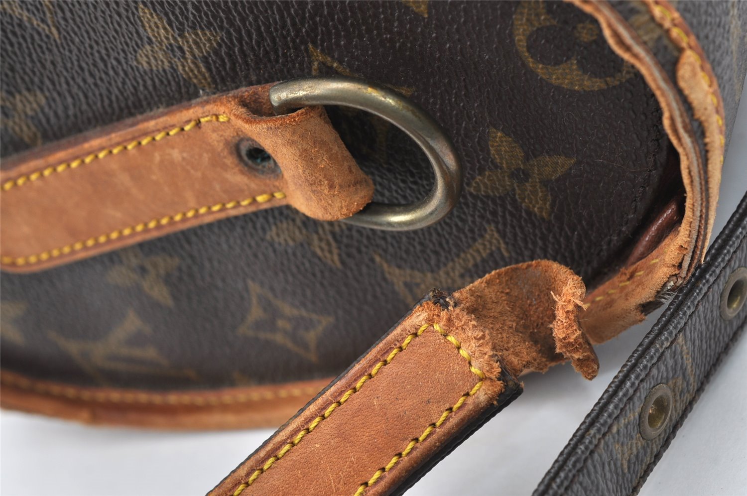 Authentic Louis Vuitton Monogram Marne Shoulder Cross Body Bag M51369 Junk 6790I