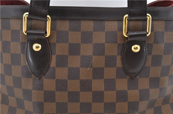 Authentic LOUIS VUITTON Damier Hampstead PM Shoulder Tote Bag N51205 LV 6791C