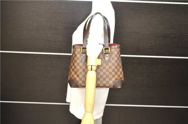 Authentic LOUIS VUITTON Damier Hampstead PM Shoulder Tote Bag N51205 LV 6791C