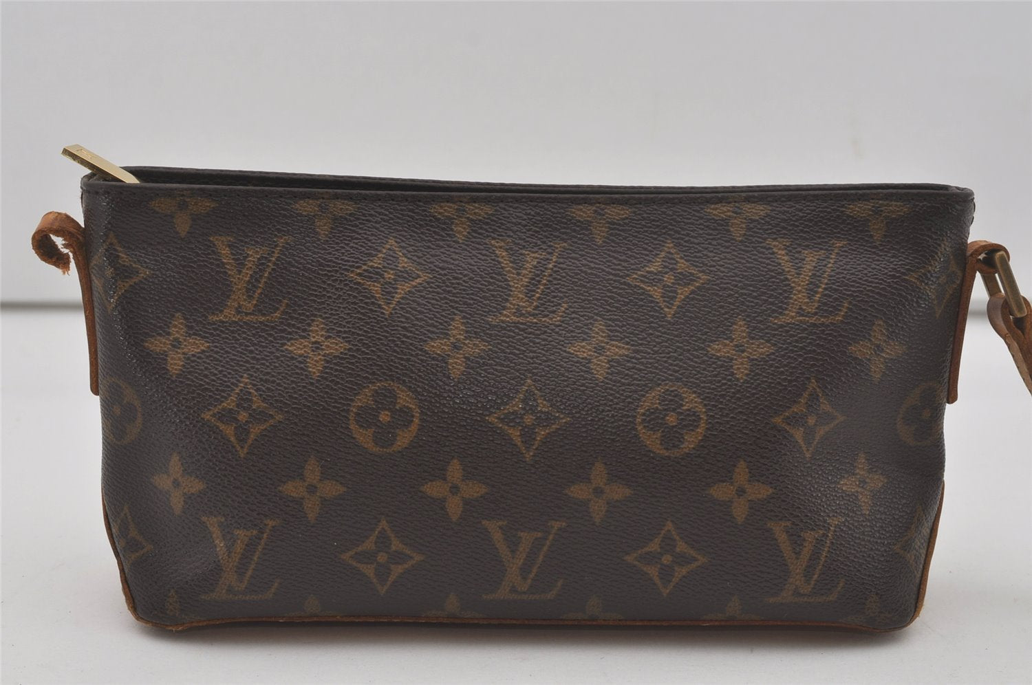 Authentic Louis Vuitton Monogram Trotteur Shoulder Cross Bag M51240 Junk 6791I