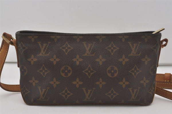 Authentic Louis Vuitton Monogram Trotteur Shoulder Cross Bag M51240 Junk 6791I