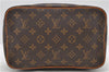Authentic LOUIS VUITTON Monogram Clutch Hand Bag LV Junk 6792C