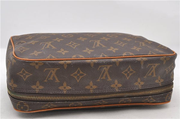 Authentic LOUIS VUITTON Monogram Clutch Hand Bag LV Junk 6792C