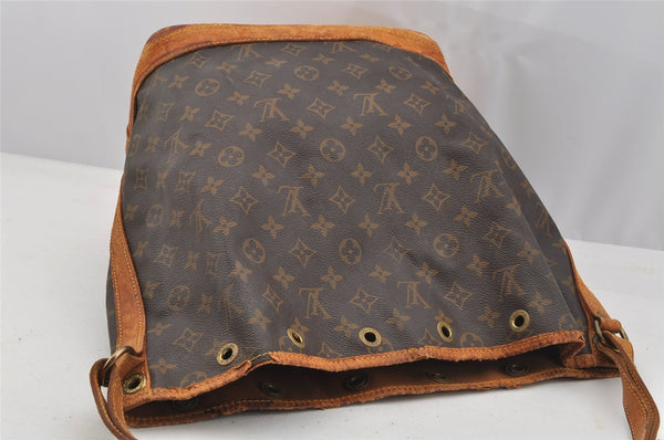 Authentic Louis Vuitton Monogram Noe Shoulder Drawstring Bag M42224 LV 6793I