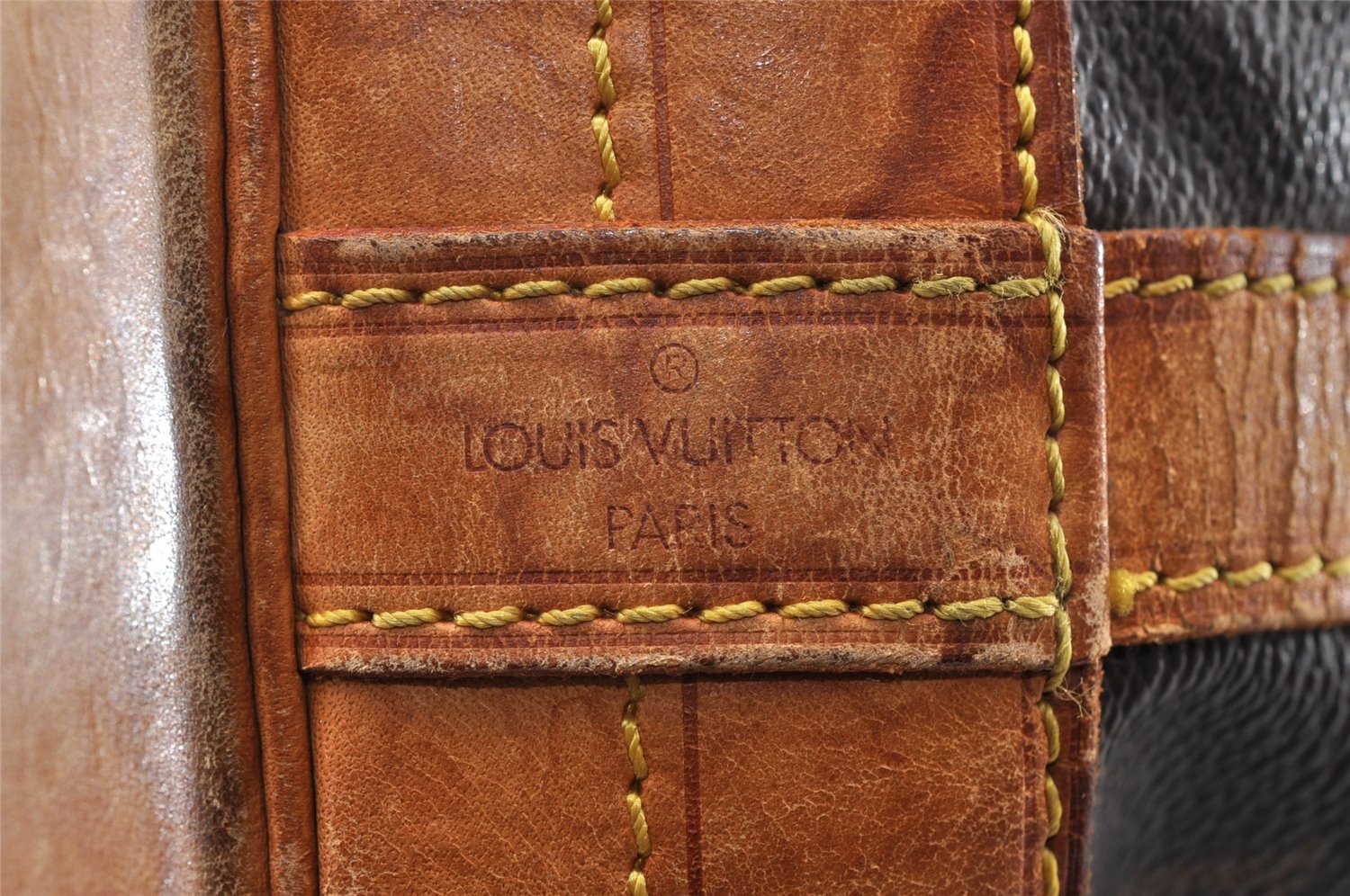 Authentic Louis Vuitton Monogram Noe Shoulder Drawstring Bag M42224 LV 6793I